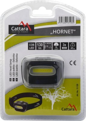 Čelovka HORNET 130lm COB Cattara 3xAAA