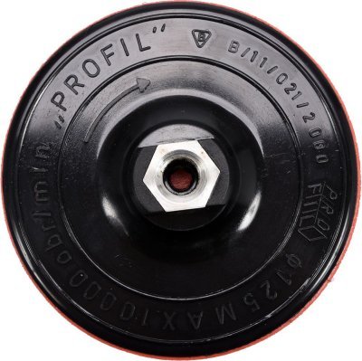 Vorel talíř leštící/brousící m14 x 125 mm suchý zip TO-08500