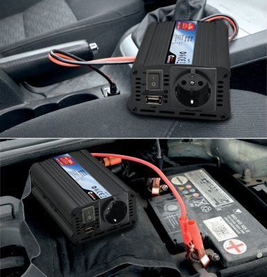 Compass trafo 12/230V 550W + USB
