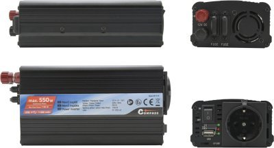 Compass trafo 12/230V 550W + USB