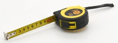 Vorel metr svinovací 3 m x 16 mm žluto - černý TO-10104