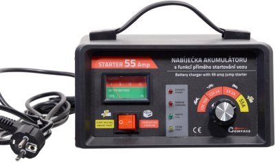 Compass nabíječka 6/12V 2/10/55A STARTER