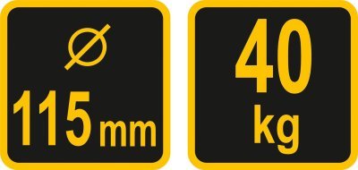 Vorel madlo podtlakové na sklo 115 mm do 40 kg TO-05300
