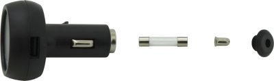 USB adaptér do auta Compass USB, voltmetr, teploměr