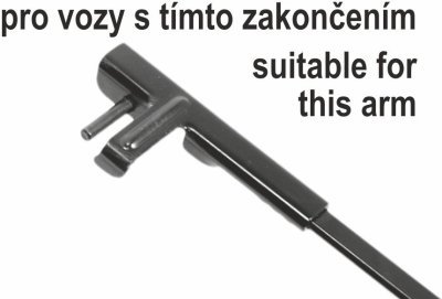 Stěrače FLAT SET 610+480mm GREEN OCT II Compass