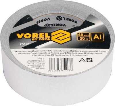Vorel páska hliníková 48mm x 50m TO-75141
