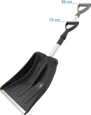 Compass lopata na sníh BLACK teleskopická
