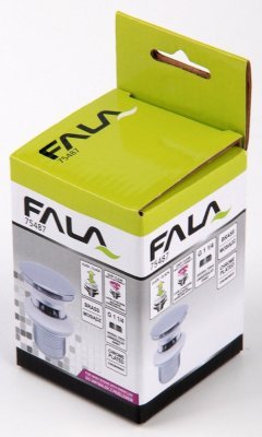 Výpusť umyvadlová M klik/klak mosaz/chrom FALA Fala TO-75487