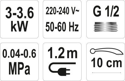 Baterie dřezová s elektrickým ohřívačem vody (10cm) Fala TO-75931