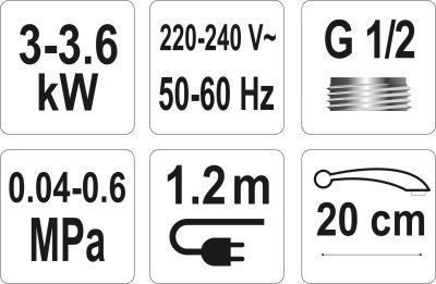 Baterie dřezová s elektrickým ohřívačem vody (20cm) Fala TO-75930