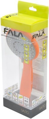 Sprchová hlavice 3 funkce oranžová FALA Salto Fala TO-75621