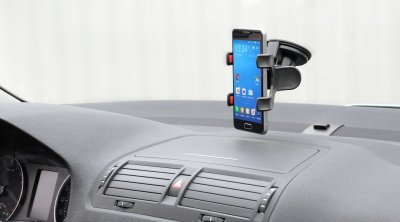 Držák telefonu / GPS na přísavku DOUBLE CLIPS Compass