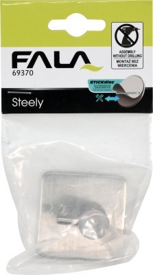 Jednoduchý háček nalepovací 3M Steely Fala TO-69370