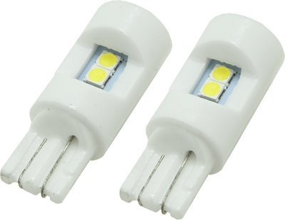 Compass žárovka 6LED 3030 12V T10 CERAMIC s rezistorem CAN-BUS ready bílá 2ks