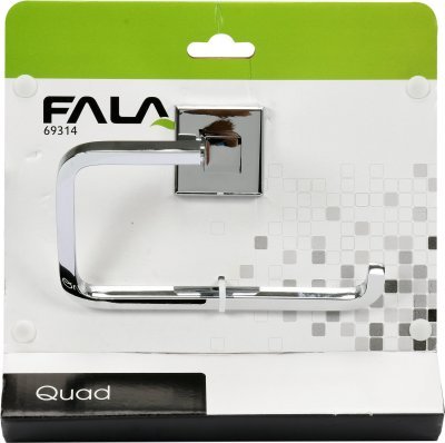 Držák toaletního papíru Quad Chrom Fala TO-69314