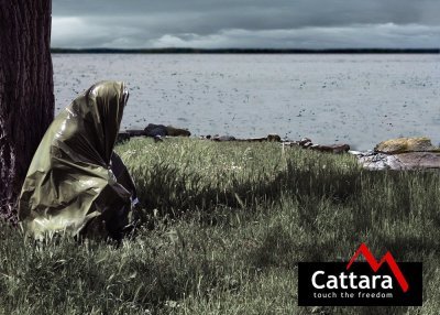 Izotermická fólie Cattara SOS zelená 210x130cm