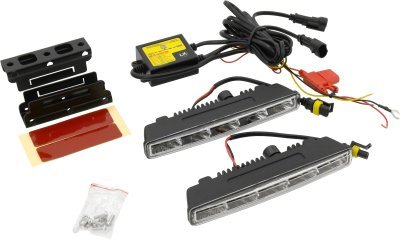 Světla denního svícení 5 HIGH POWER LED 12V/24V (185x23x55 mm)