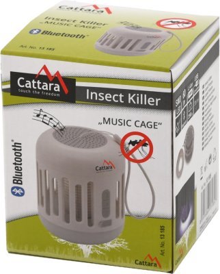 Svítilna Cattara MUSIC CAGE Bluetooth nabíjecí + UV lapač hmyzu