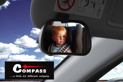 Compass zrcátko dětské na čelní sklo 90x60mm