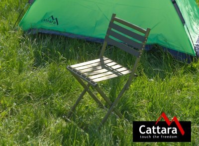 Židle kempingová skládací Cattara NATURE s opěradlem