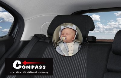 Compass zrcátko dětské na zadní sedadlo 17cm