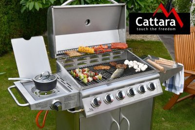 Gril plynový MANHATTAN pojízdný Cattara