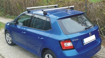 Střešní nosič Compass FABIA III zámek ALU DIH - liftback