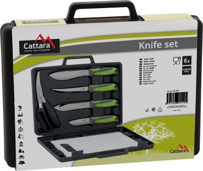 Cattara grilovací nože sada 4+1+1