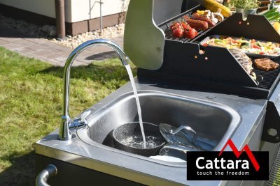 Cattara zahradní kuchyně s plynovým grilem VICENZA 2m x 0,6m