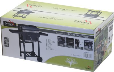 Gril na dřevěné uhlí Cattara ROYAL PARTNER litinový rošt