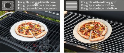 Grilovací plát kulatý Cattara PIZZA (pro grily 13040,13043)