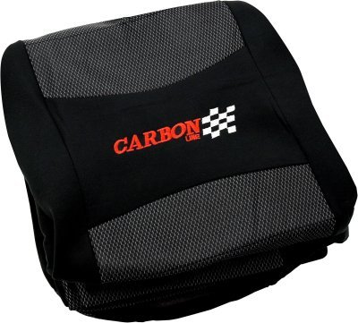Compass potahy sedadel sada 9ks CARBON DARK černé AIRBAG