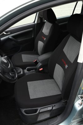 Compass potahy sedadel sada 9ks CARBON DARK černé AIRBAG