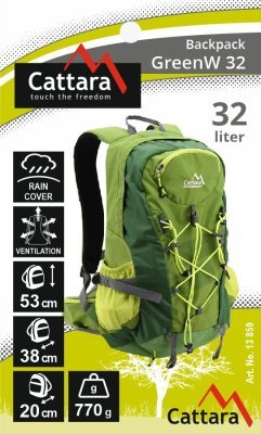 Batoh 32l GreenW Cattara 13859