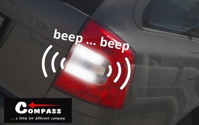 Compass couvací alarm 12V
