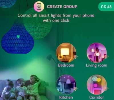 Nous P3 Smart Wi-Fi Bulb RGB E14 - chytrá žárovka RGB E14