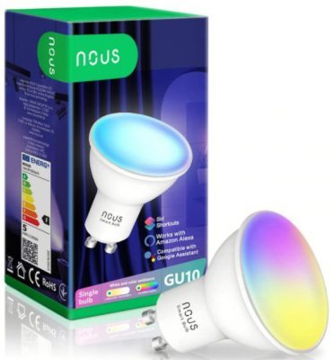 Nous P8 Wi-Fi Smart Bulb RGB GU10 - chytrá žárovka RGB GU10