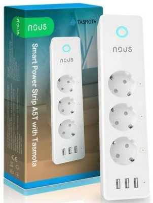Nous A5T WiFi Smart Power Strip s Tasmotou - prodlužovačka s TASMOTA Firmwarem