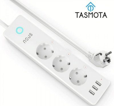 Nous A5T WiFi Smart Power Strip s Tasmotou - prodlužovačka s TASMOTA Firmwarem