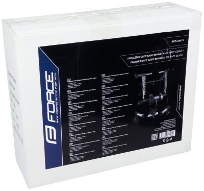 Trenažér FORCE BASIC MAGNETIC 400watt Fe, černý