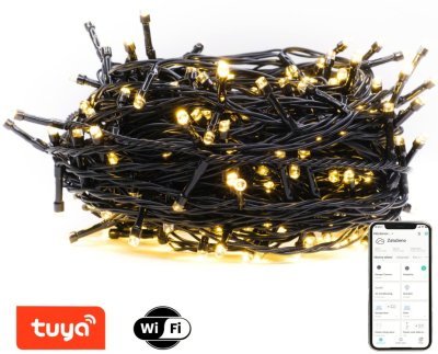 Immax NEO LITE Smart vánoční LED osvětlení - řetěz 40m, 400ks diod WW, WiFi, TUYA