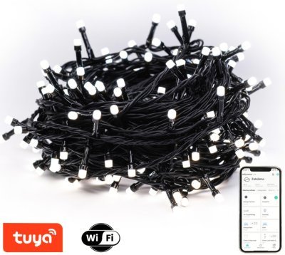 Immax NEO LITE Smart vánoční LED osvětlení - řetěz 20m, 200ks CCT diod, WiFi, TUYA