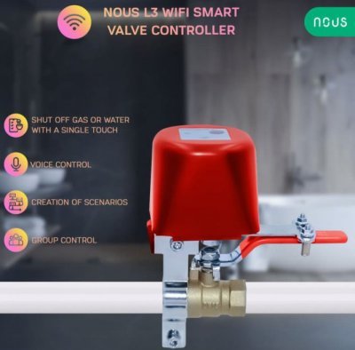 Nous L3 Wi-Fi Smart Valve Controller - ovládač ventilu