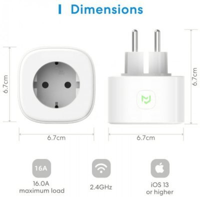 Meross Smart Wi-Fi Plug - chytrá zásuvka