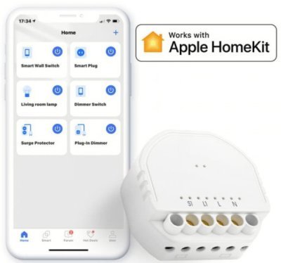 Meross Smart Wi-Fi In-Wall Switch - spínací modul pod vypínač, Wi-Fi