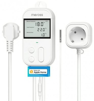 Meross Smart Wi-Fi Socket Termostat - zásuvkový termostat, topení a chlazení