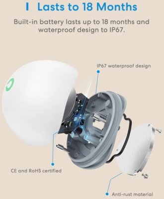 Meross Smart Water Leak Sensor Kit - záplavový senzor sada