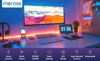 Meross Smart Wi-Fi Light Strip - LED pásek RGBWW 5m