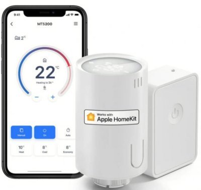 Meross Smart Termostat Valve Starter Kit - radiátorová hlavice sada