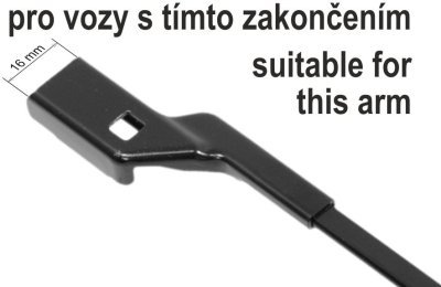 Stěrače FLAT SET 660+450mm GREEN OCT IV, SUP III, Karoq, Kamiq, Enyaq Compass